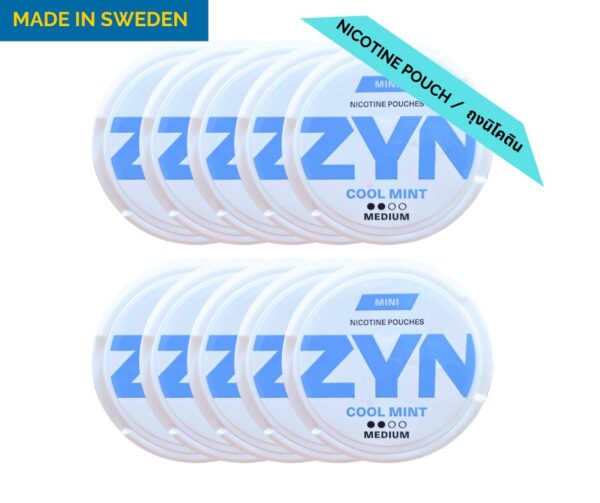 ZYN Cool Mint Medium 10 dosor